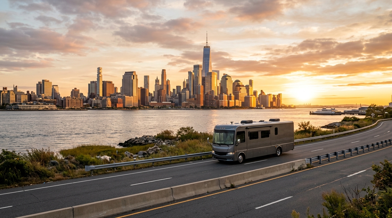 Pronájem obytných vozů Jersey City - Kompletní průvodce 2026